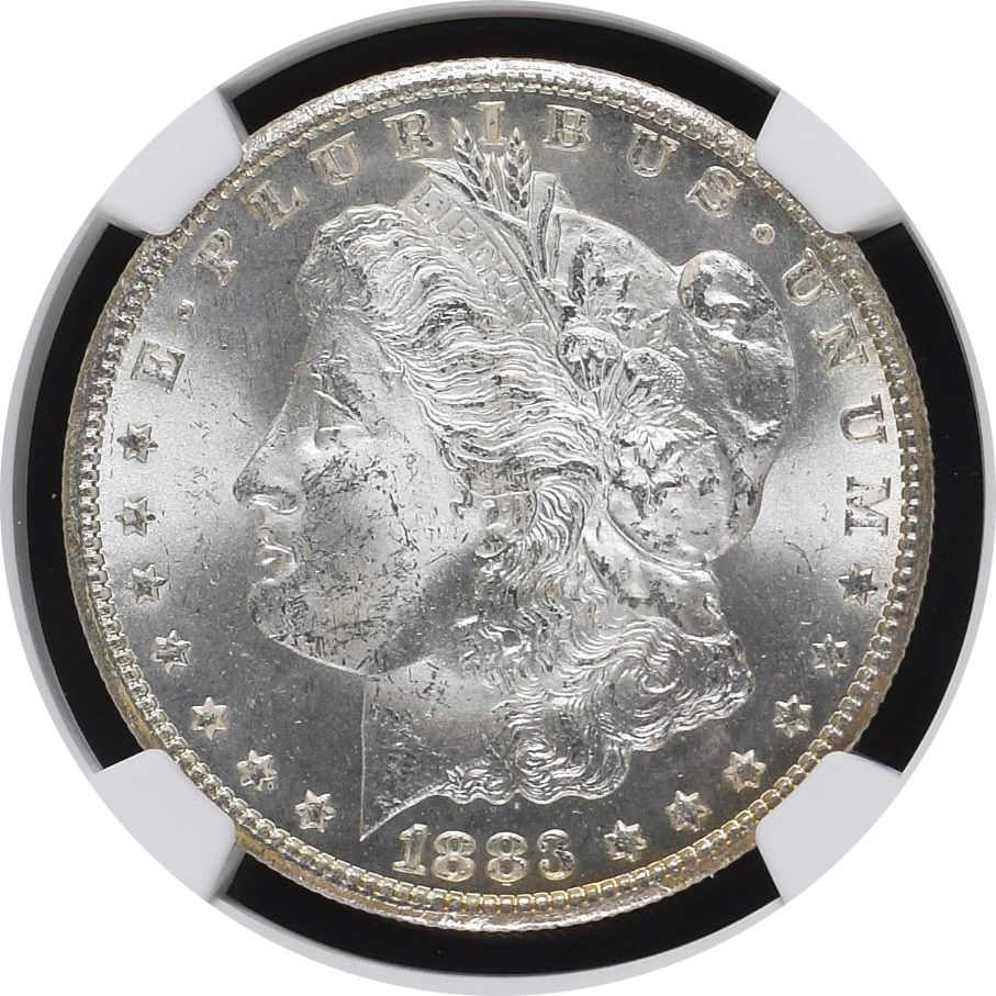 1883 CC $1 Morgan Silver Dollar NGC MS63