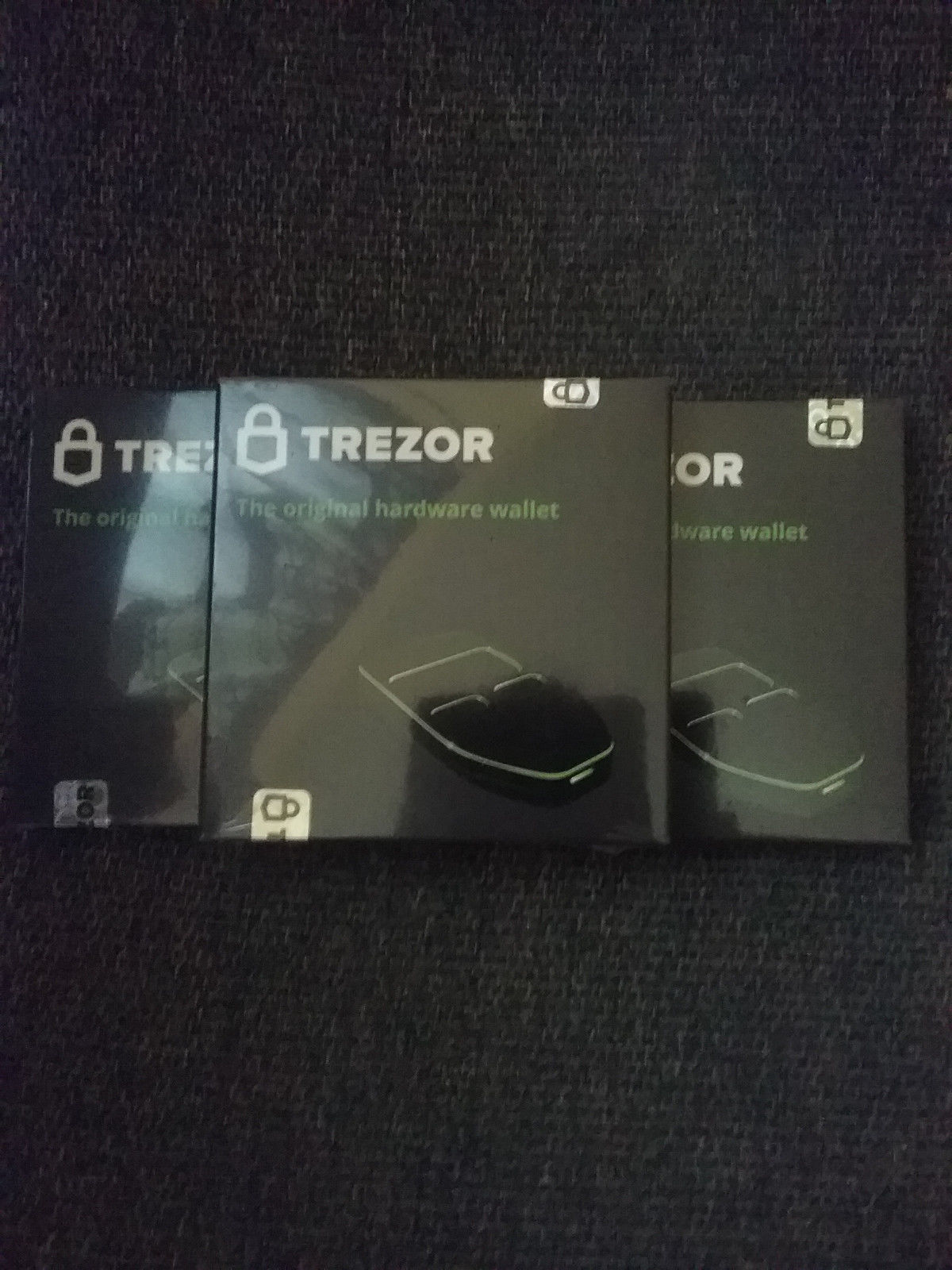 Trezor Brand New In Box White Hardware Cryptocoin Vault