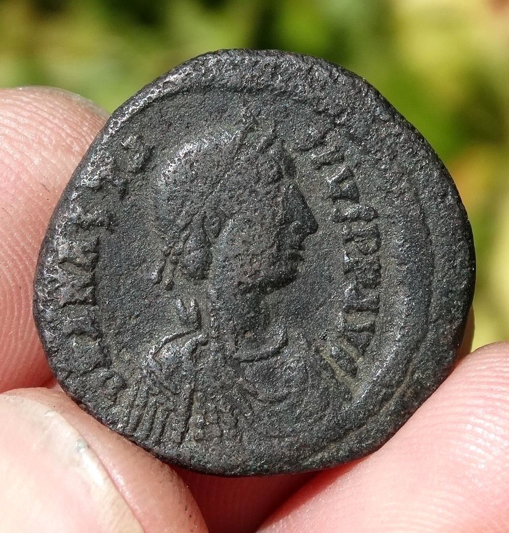 LOVELY !!! BYZANTINE FOLLIS  of  ANASTASIUS  491 -518 AD