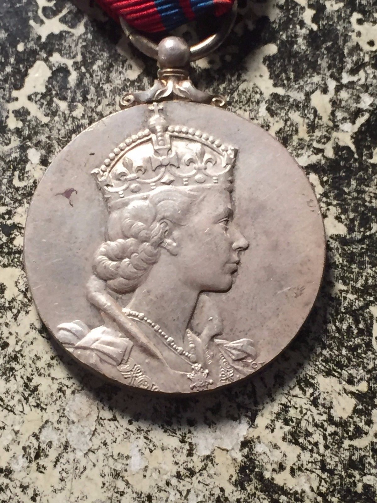 1953 Canada Queen Elizabeth Coronation Medal Lot#6572 Silver! ~32mm