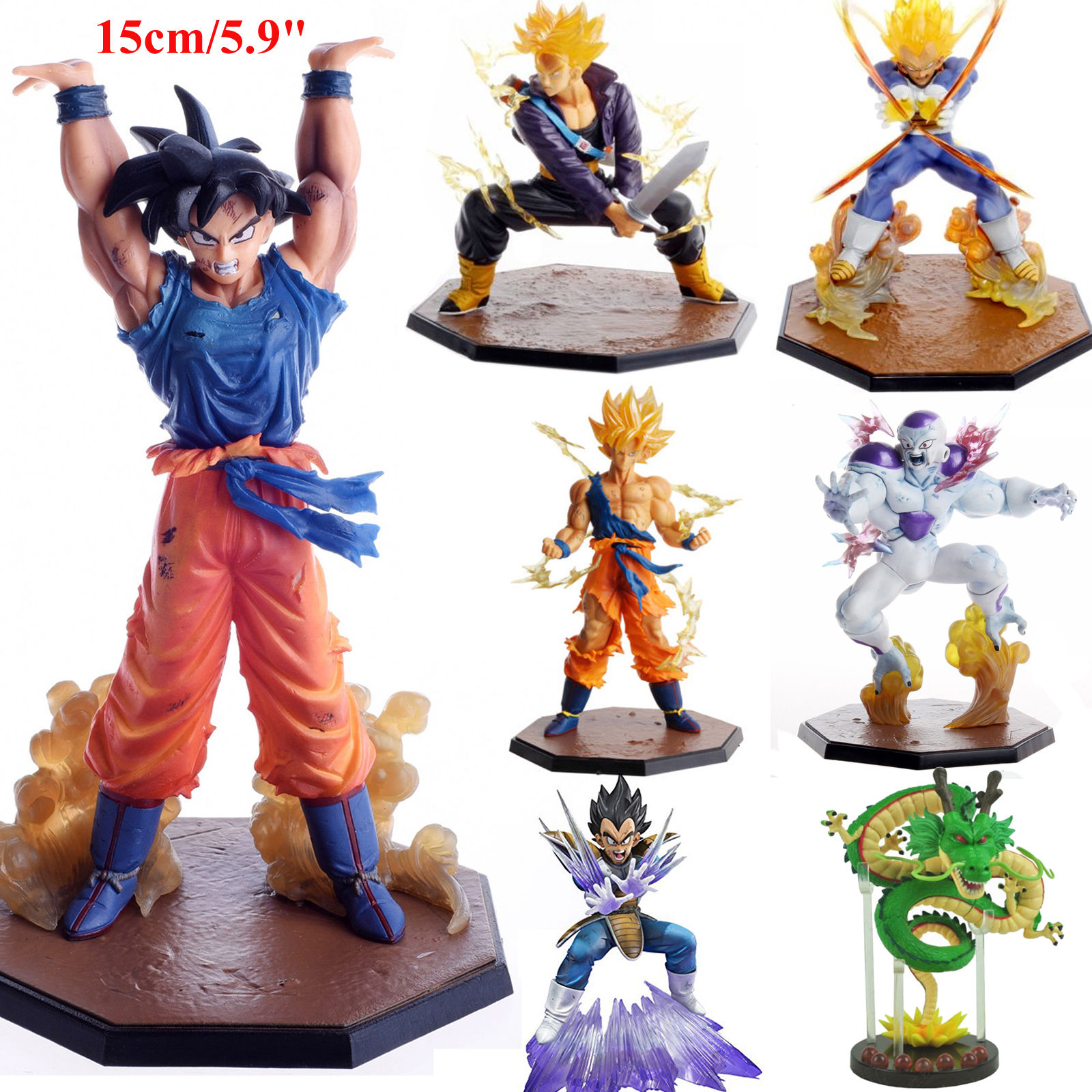 Dragon Ball Z DBZ Super Saiyan Son Gokou Vegeta PVC Figures Anime Manga Figurine