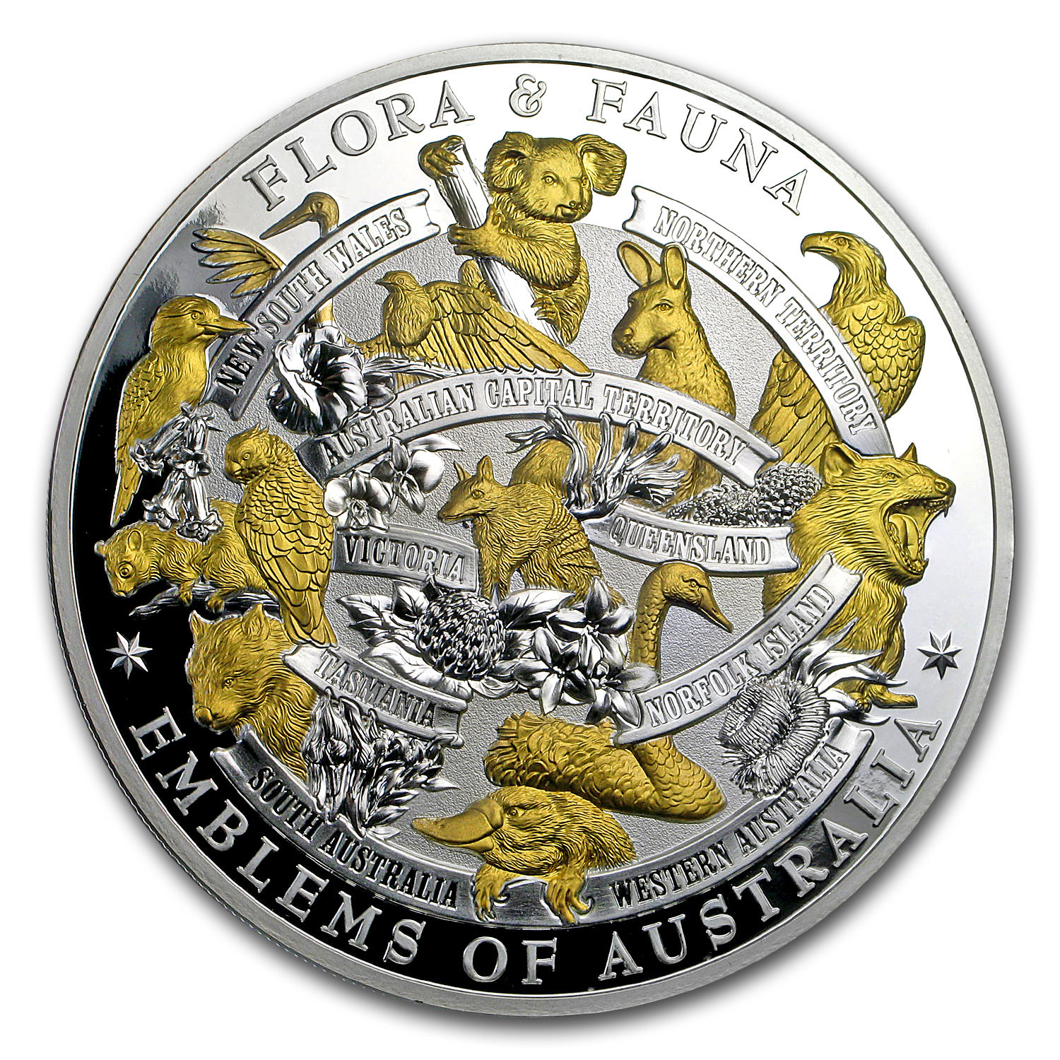 2017 Niue 5 oz Silver Flora & Fauna (Emblems of Australia) - SKU #117582