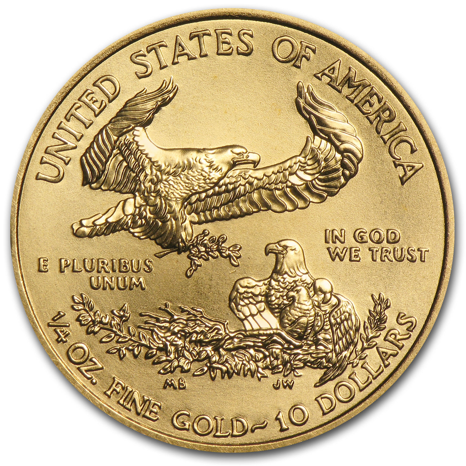 2017 1/4 oz Gold American Eagle (MintDirect® Single) - SKU #102264