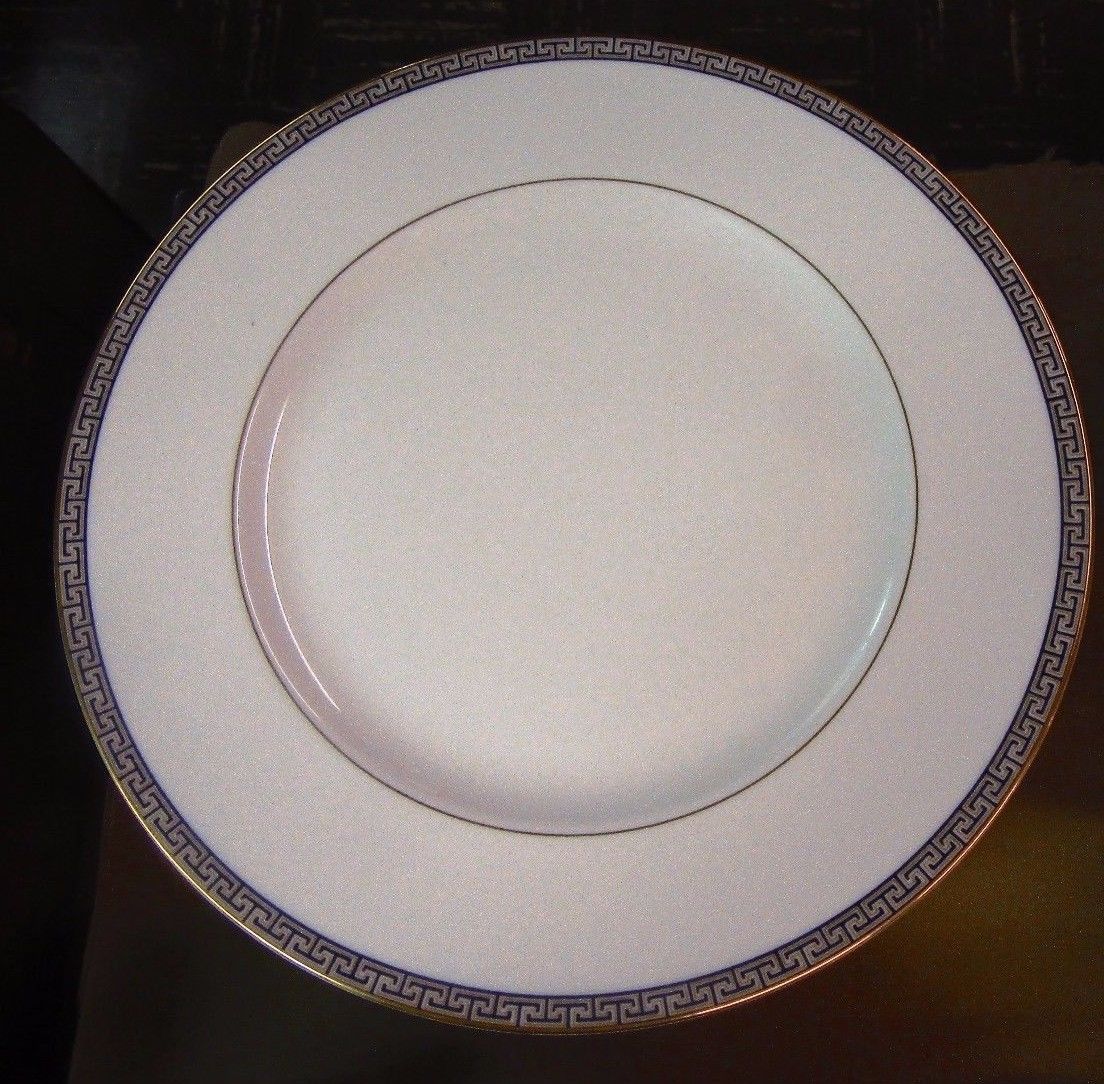 74 pc Set Wedgwood Bone China Palatia Pattern 10-3/4" 8" 6" & Saucer Plates Cups