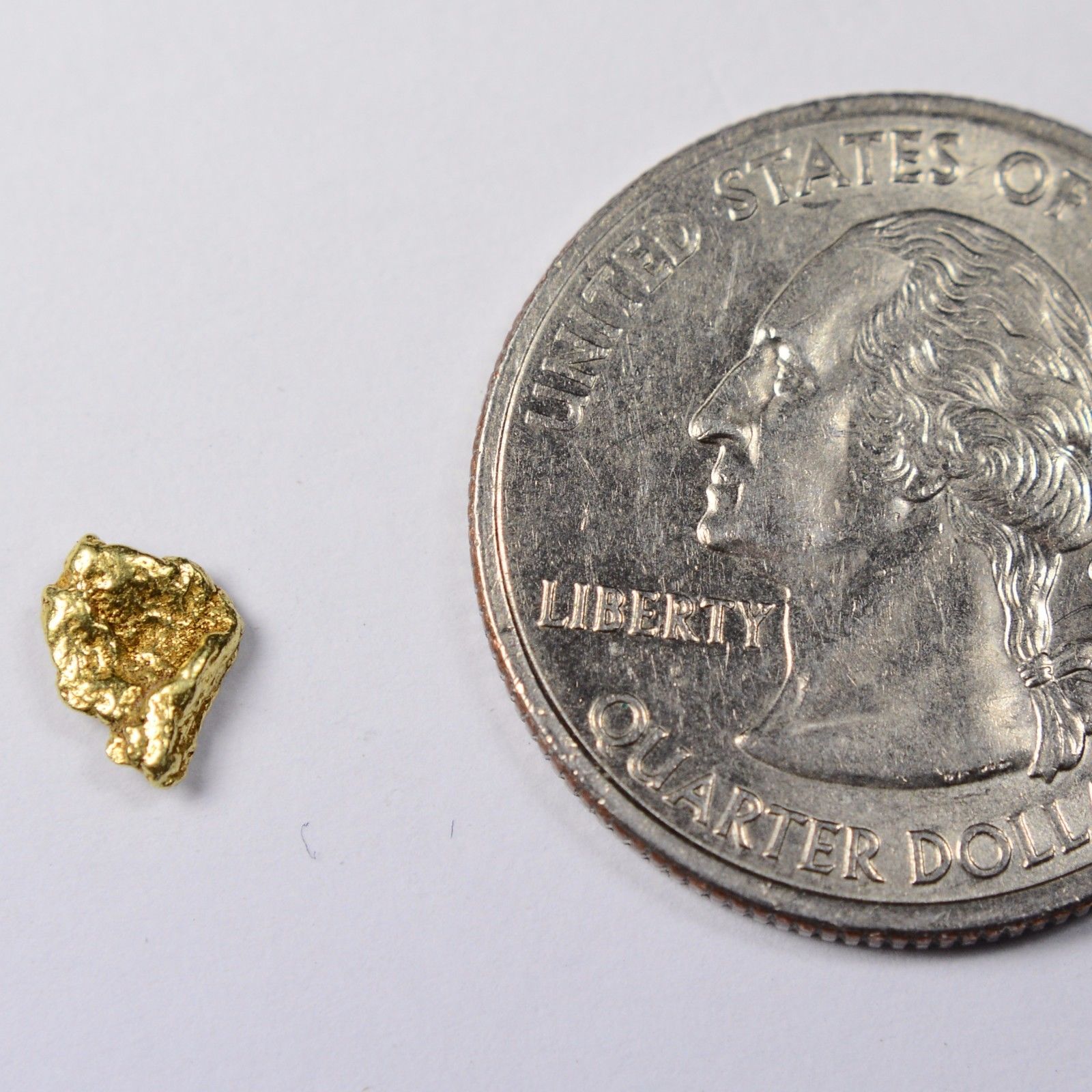 Alaskan-Yukon BC Natural Gold Nugget 0.32 Grams Genuine From Special Lot