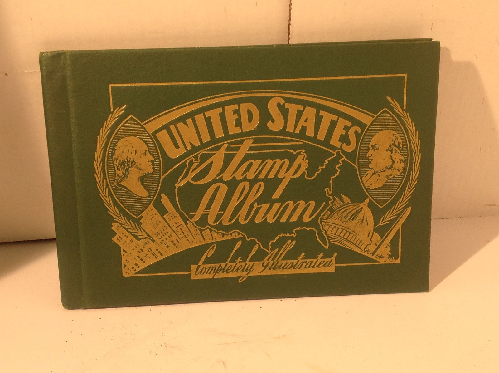 Vintage SACO US Stamp Album 1938 illustrated w/$265.catalog w/BOB very rare! 8