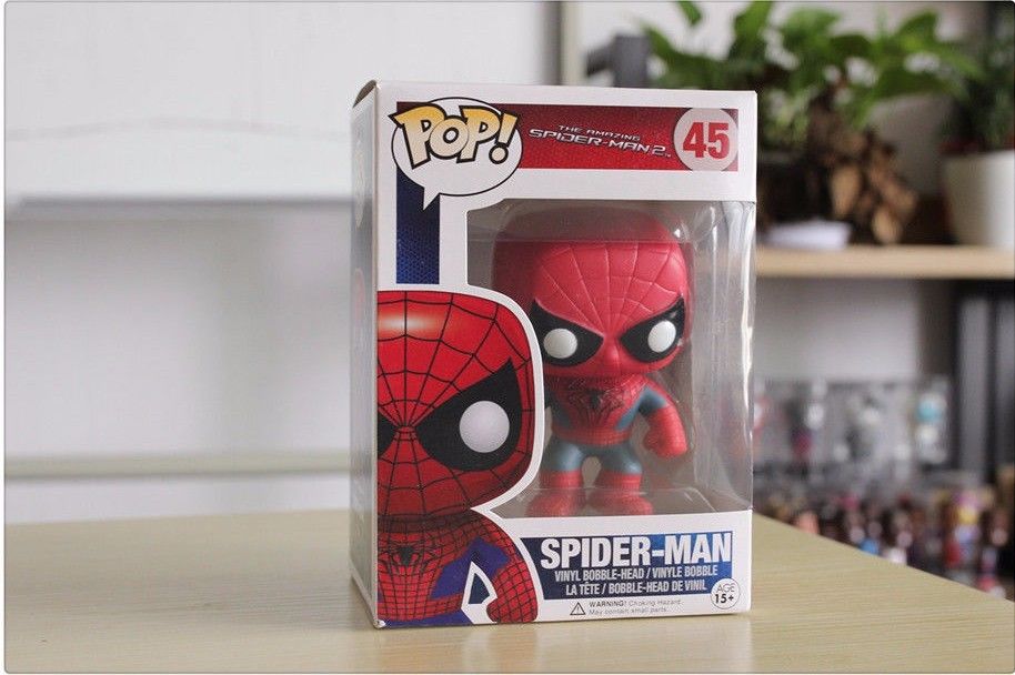 Funko POP! Marvel The Amazing Spiderman 2 Spider-man Bobble Head Vinyl Figure