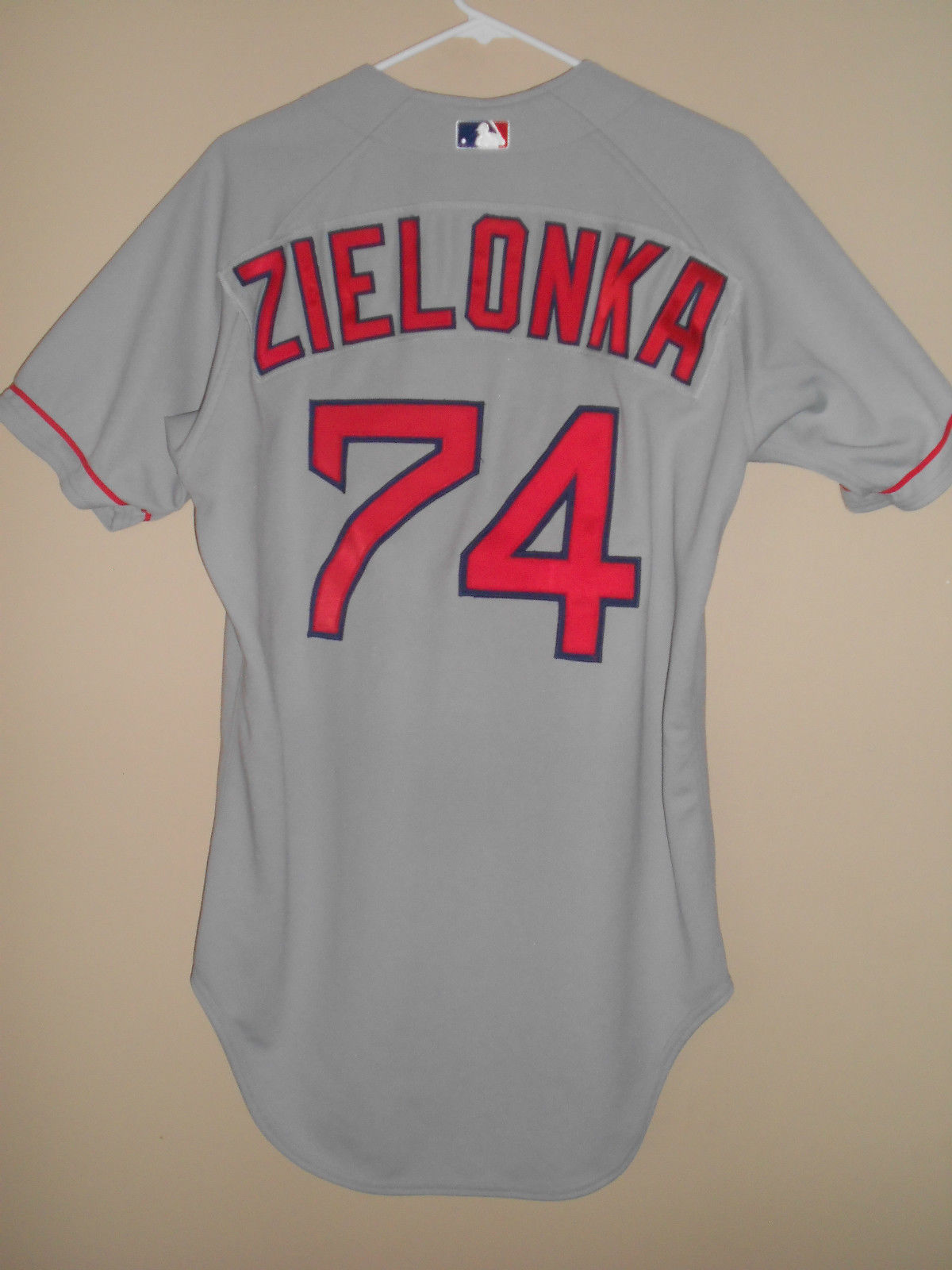 BOSTON RED SOX GAME USED BASEBALL JERSEY