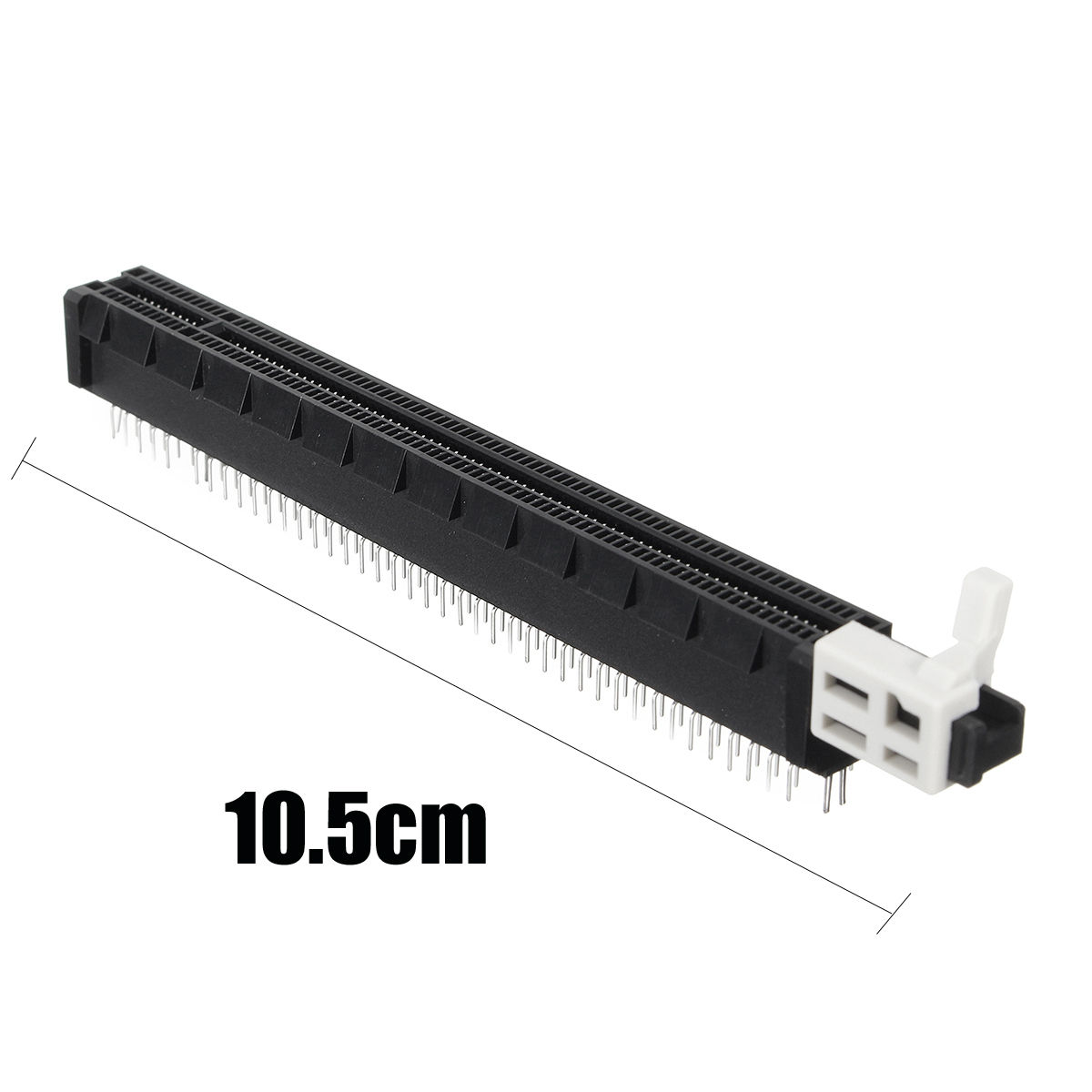 Two Row PCIE PCI-E 16X 164Pin DIP Slot Video Riser Card Socket Connector Adapter