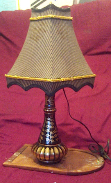 I Dream of Jeannie 1st Season Golden Vines Custom Original Bottle Table Lamp