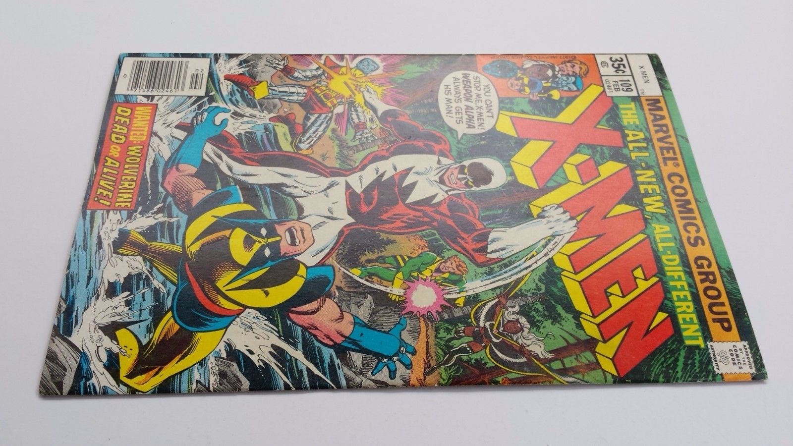 HIGH GRADE BEAUTY* X-MEN #109 1977 *1st WEAPON ALPHA APPEARANCE