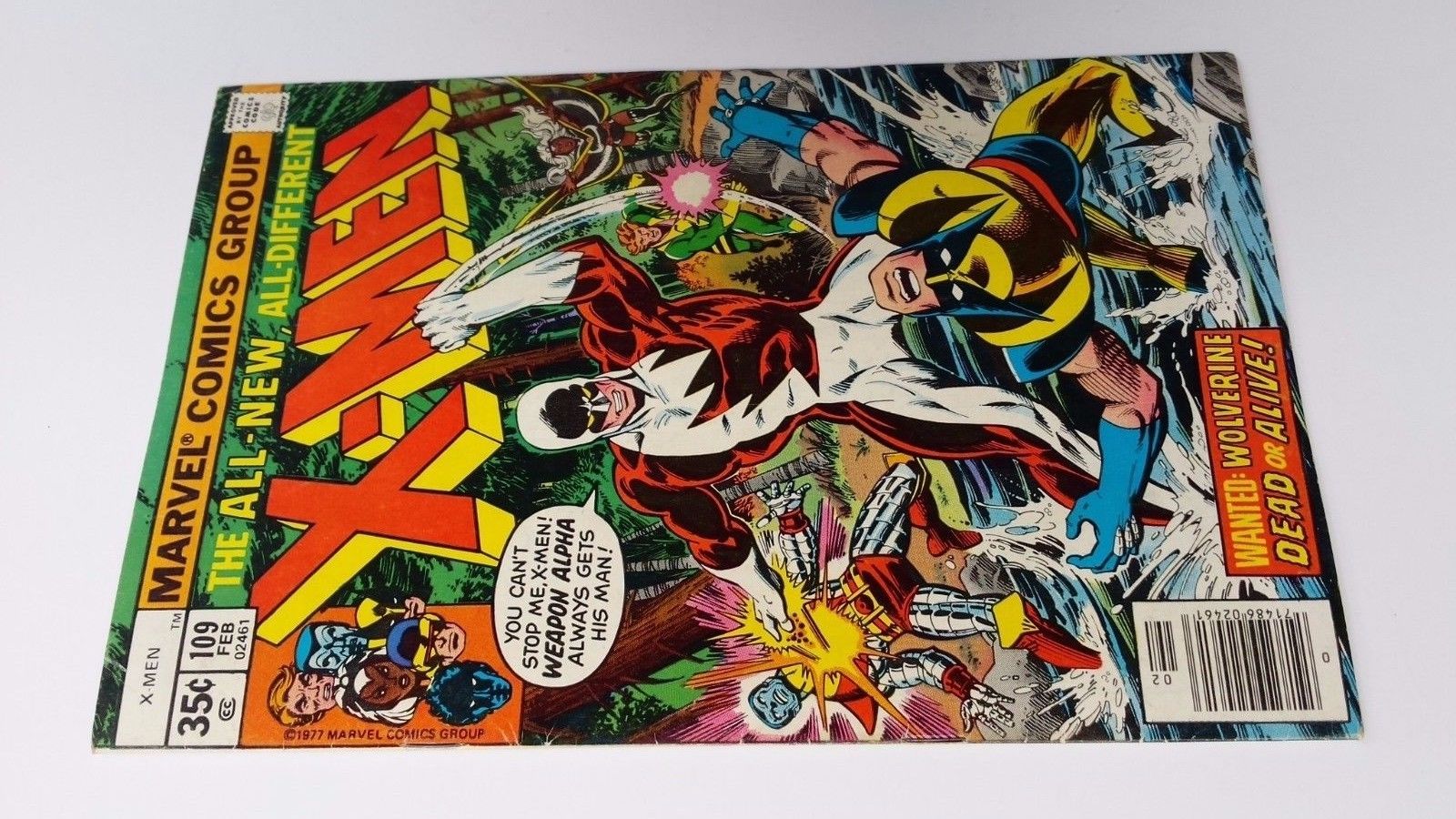 HIGH GRADE BEAUTY* X-MEN #109 1977 *1st WEAPON ALPHA APPEARANCE