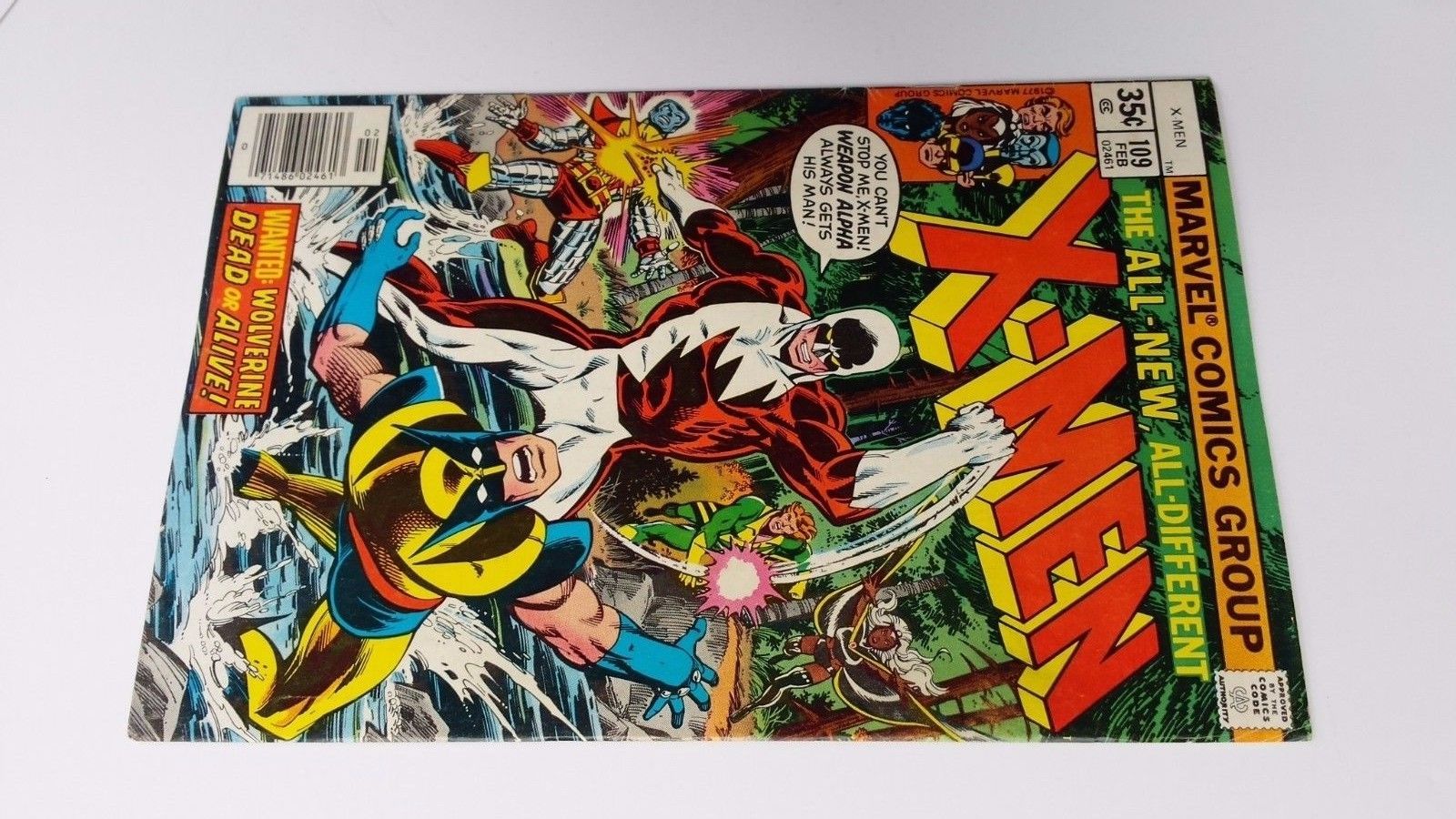 HIGH GRADE BEAUTY* X-MEN #109 1977 *1st WEAPON ALPHA APPEARANCE