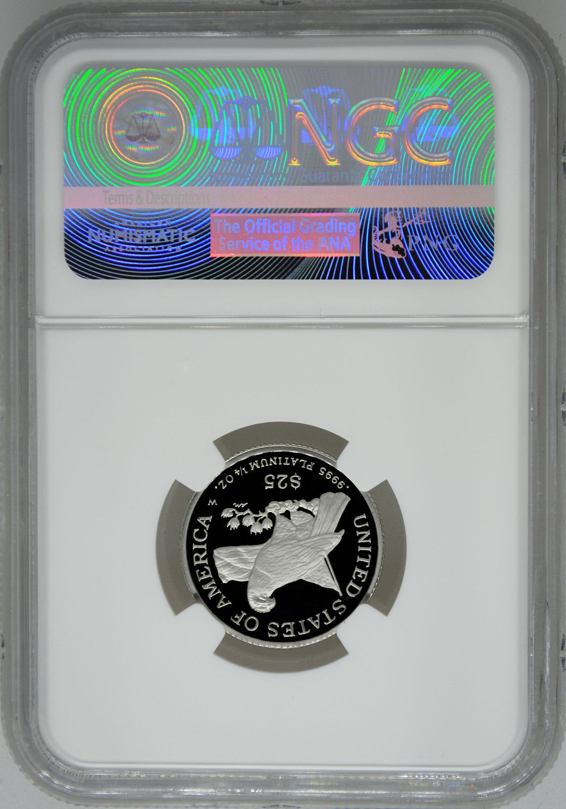 2003-W NGC PF70 1/4 oz Proof Platinum Eagle $25