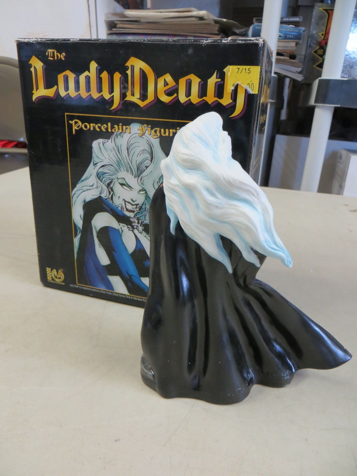 C.S. MOORE CREATIONS LADY DEATH PORCELAIN FIGURINE STATUE CHAOS