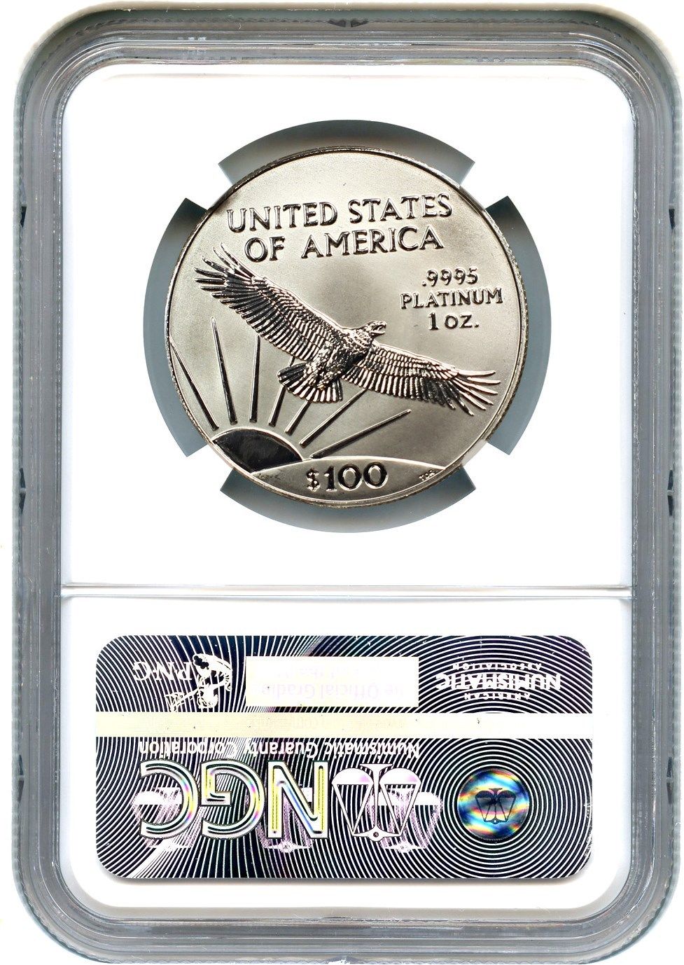 1997 Platinum Eagle $100 NGC MS69 - Statue Liberty 1 oz