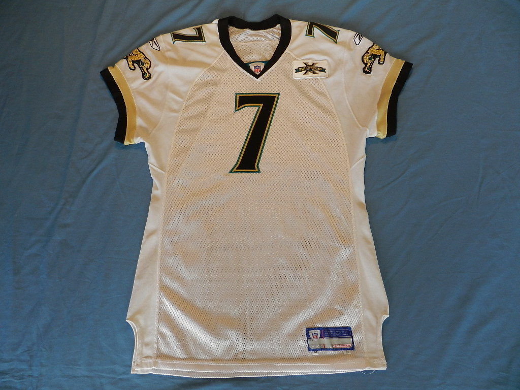 Byron Leftwich 2004 Jacksonville Jaguars player/game used jersey