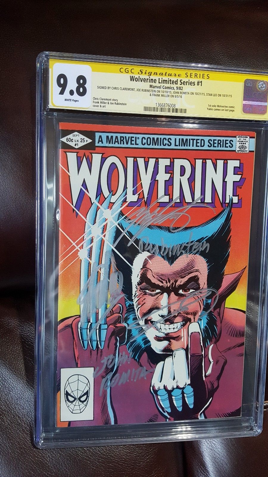 Wolverine LTD Series #1 9.8 CGC Stan Lee, Romita, Claremont, Rubinstein & Miller