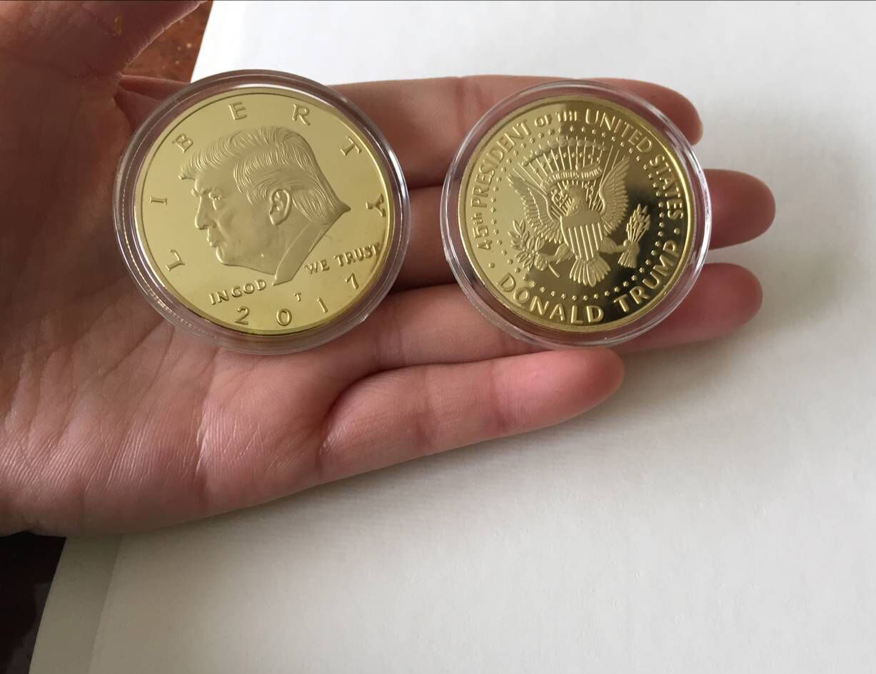 US President Donald Trump Eagle Commemorative Coin Collection GOLD #4 usa