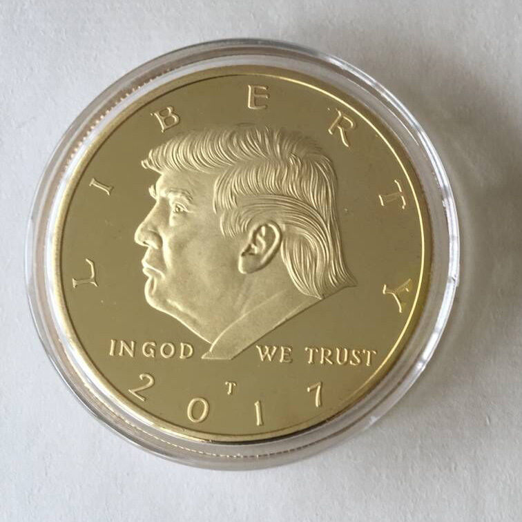 US President Donald Trump Eagle Commemorative Coin Collection GOLD #4 usa