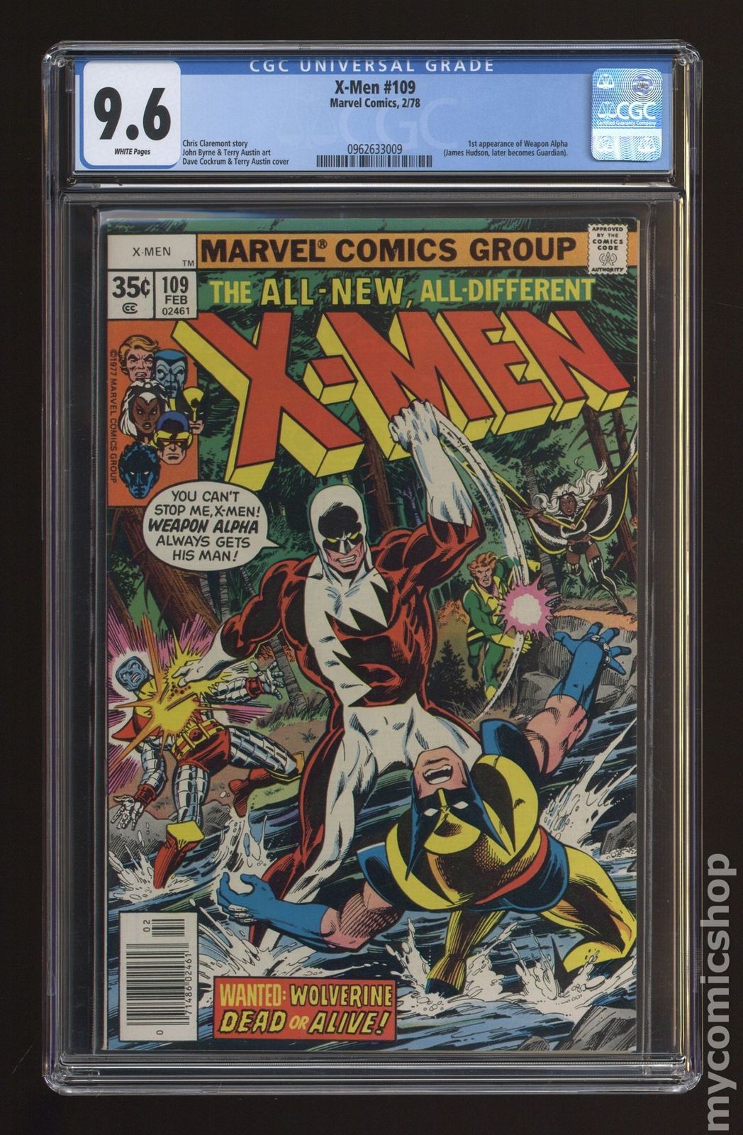 Uncanny X-Men (1963 1st Series) #109 CGC 9.6 0962633009