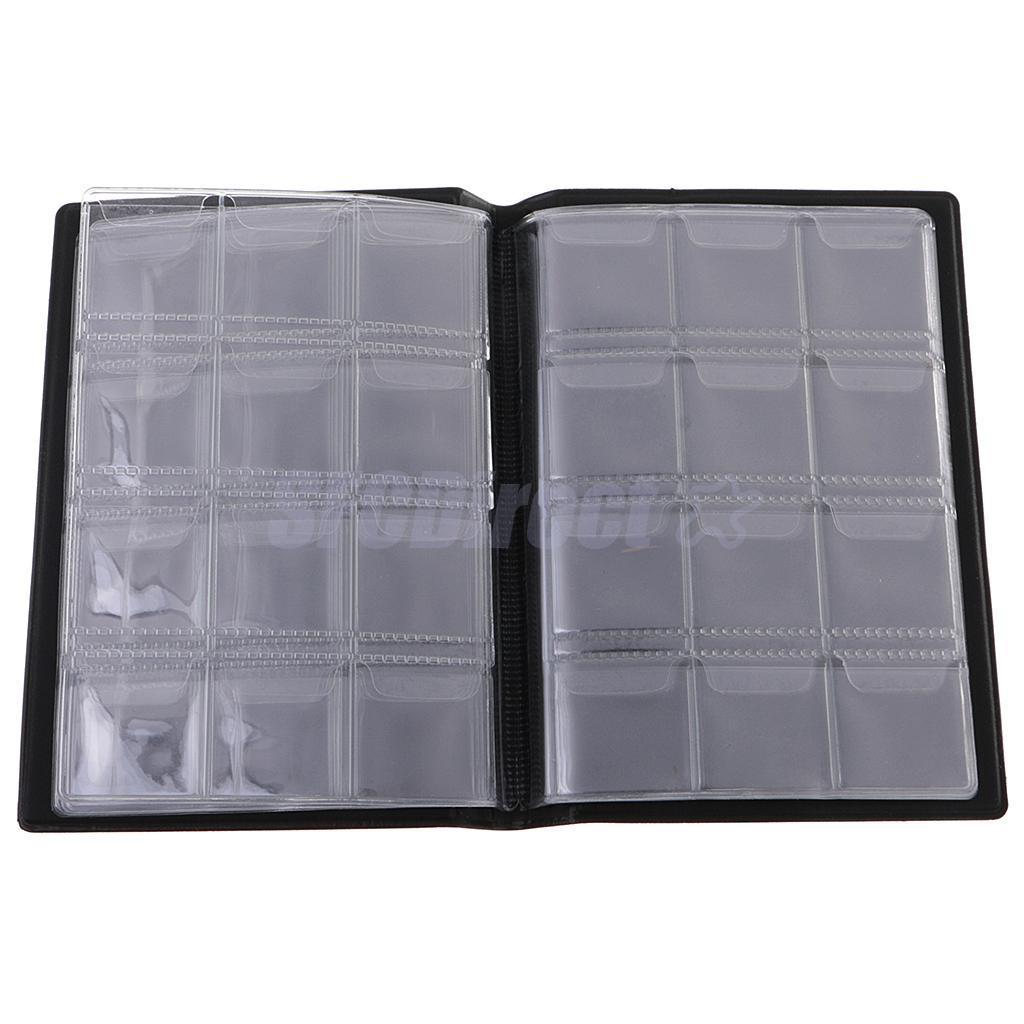 120Pcs Coin Album Holders 10 Pages for Coins Collector Collection Book Blue