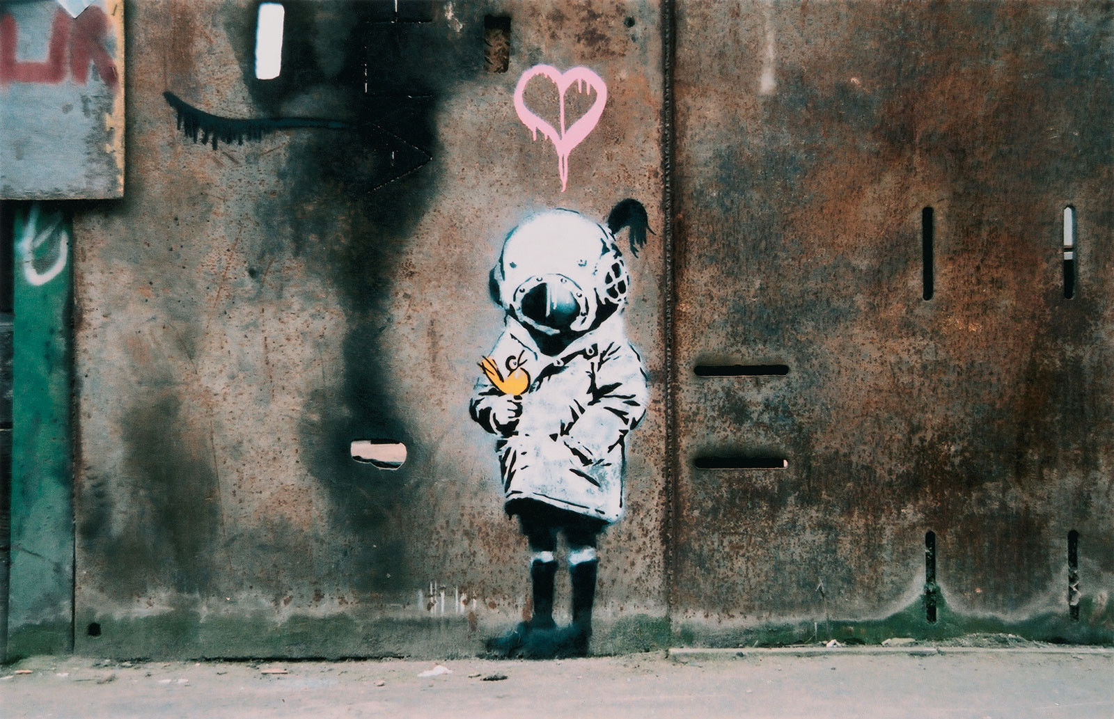 Banksy Graffiti Art Street Silk Poster Print 36x24Inch