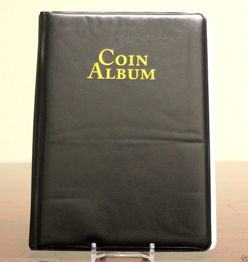 Whitman 60 Pocket Coin Stock Book Album for 2x2 Holder Storage NEW IMPROVED