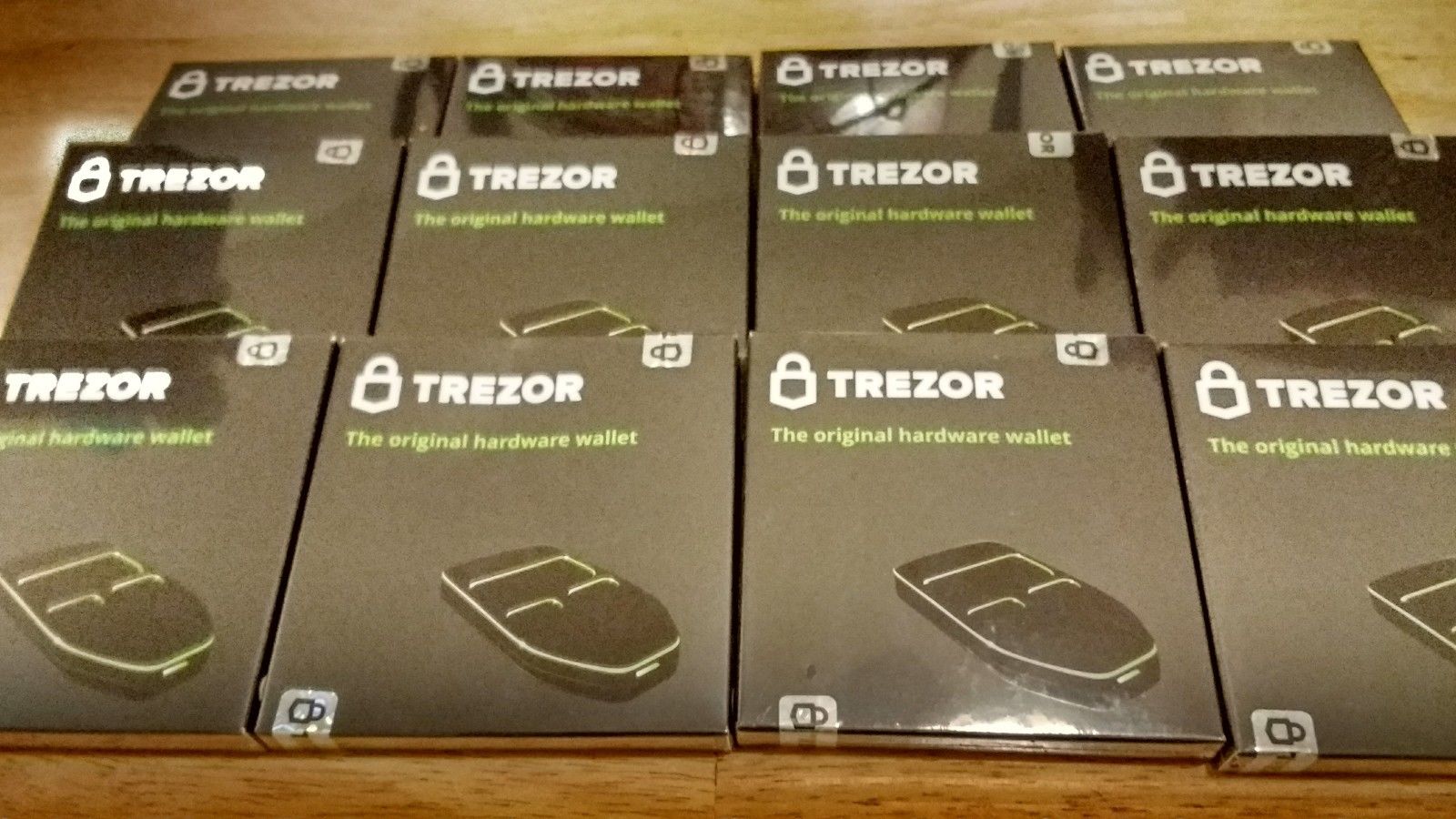 Lot of 2 trezor wallet never opened factory sealed