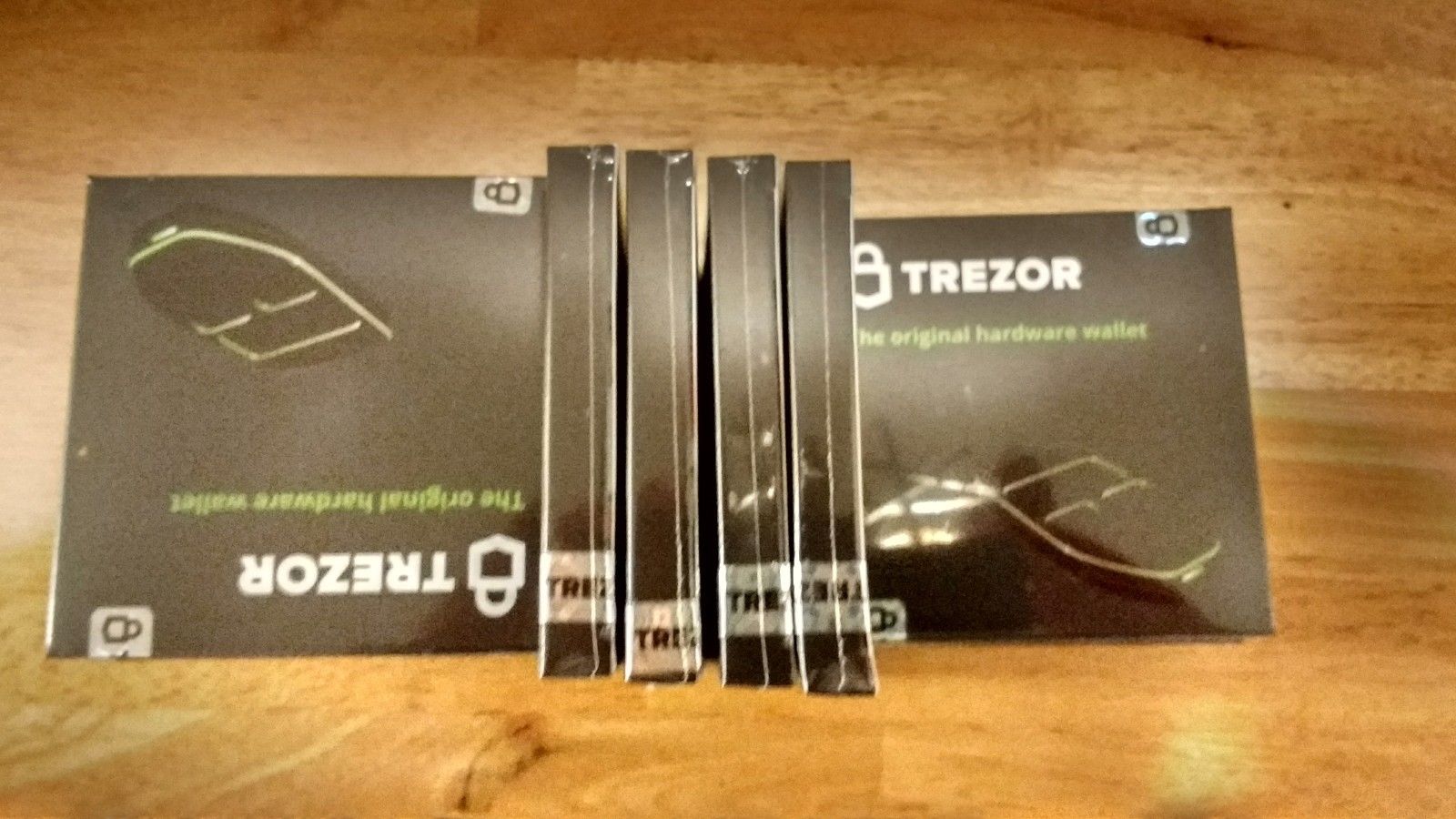 Lot of 2 trezor wallet never opened factory sealed