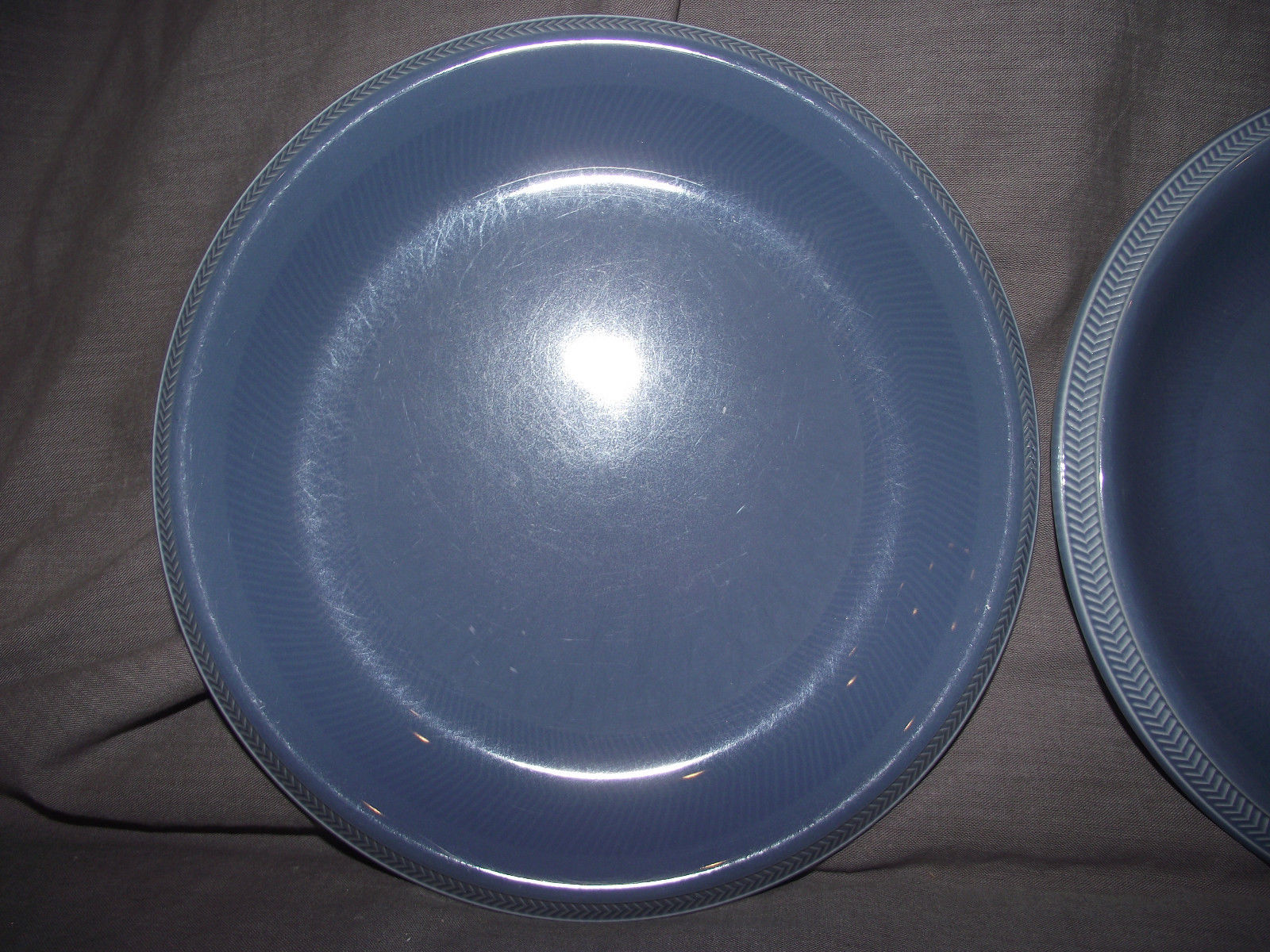 Set of 2 Wedgwood Weekday Weekend Blue Salad Plates