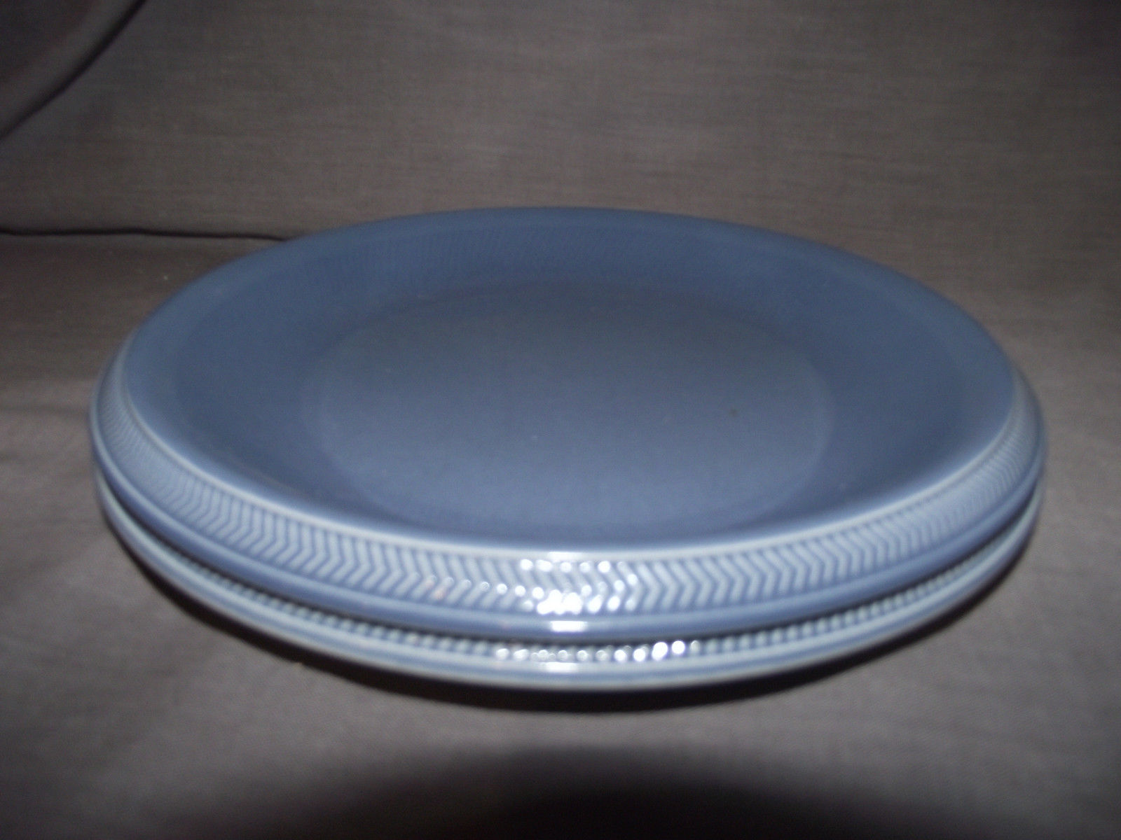 Set of 2 Wedgwood Weekday Weekend Blue Salad Plates