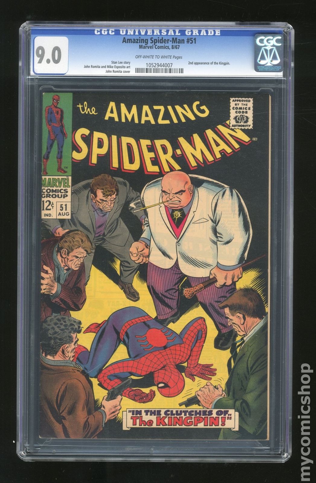 Amazing Spider-Man (1963 1st Series) #51 CGC 9.0 1052944007