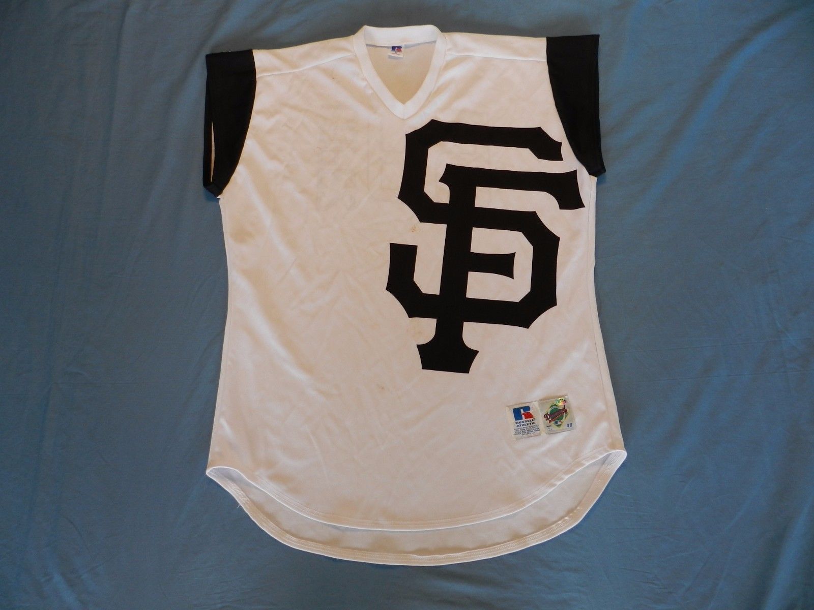 Juan Porky Lopez 1999 San Francisco Giants Turn Ahead the Clock game used jersey