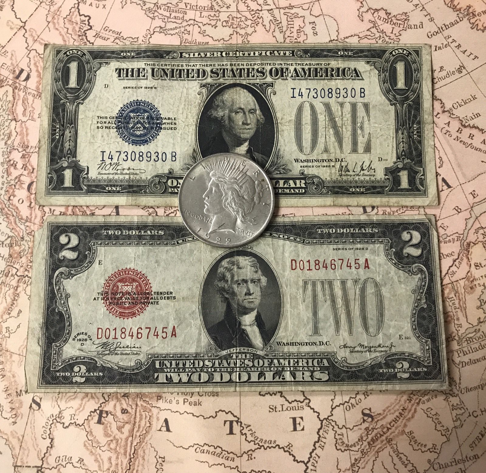 1934 Five Dollar Bill Blue Seal Note Randomly Hand Picked Vg//Fine FREE SHIPPING