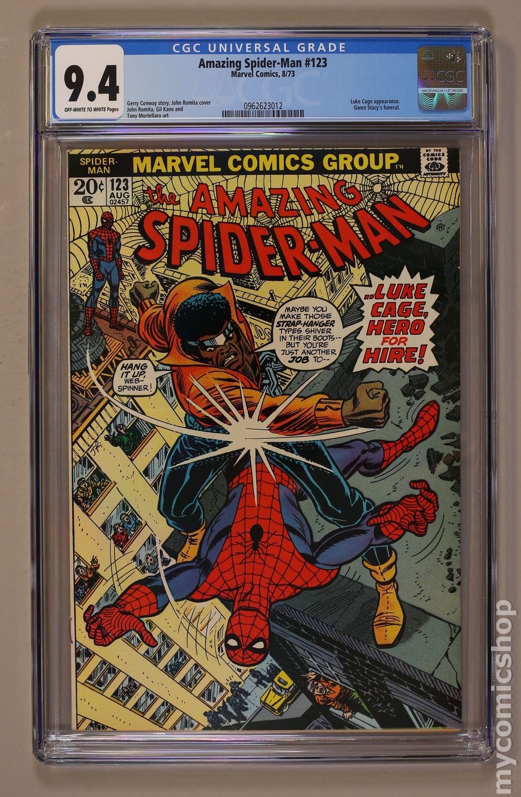 Amazing Spider-Man (1963 1st Series) #123 CGC 9.4 0962623012