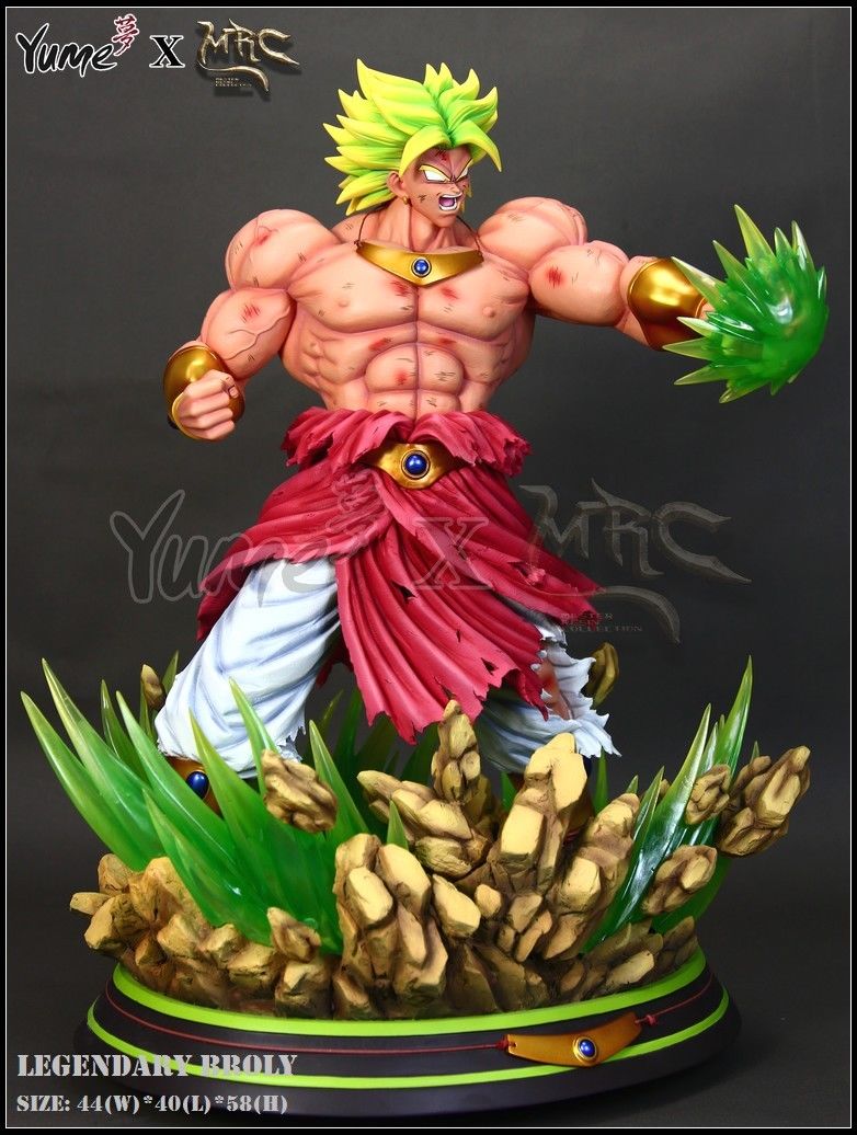 MRC&YUME DBZ-Dragon-Ball-Z- Super Saiyan SSJ BROLY-BROLI-Resin statue Figure-NEW