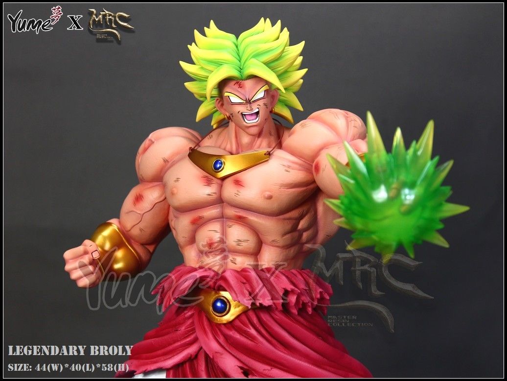 MRC&YUME DBZ-Dragon-Ball-Z- Super Saiyan SSJ BROLY-BROLI-Resin statue Figure-NEW