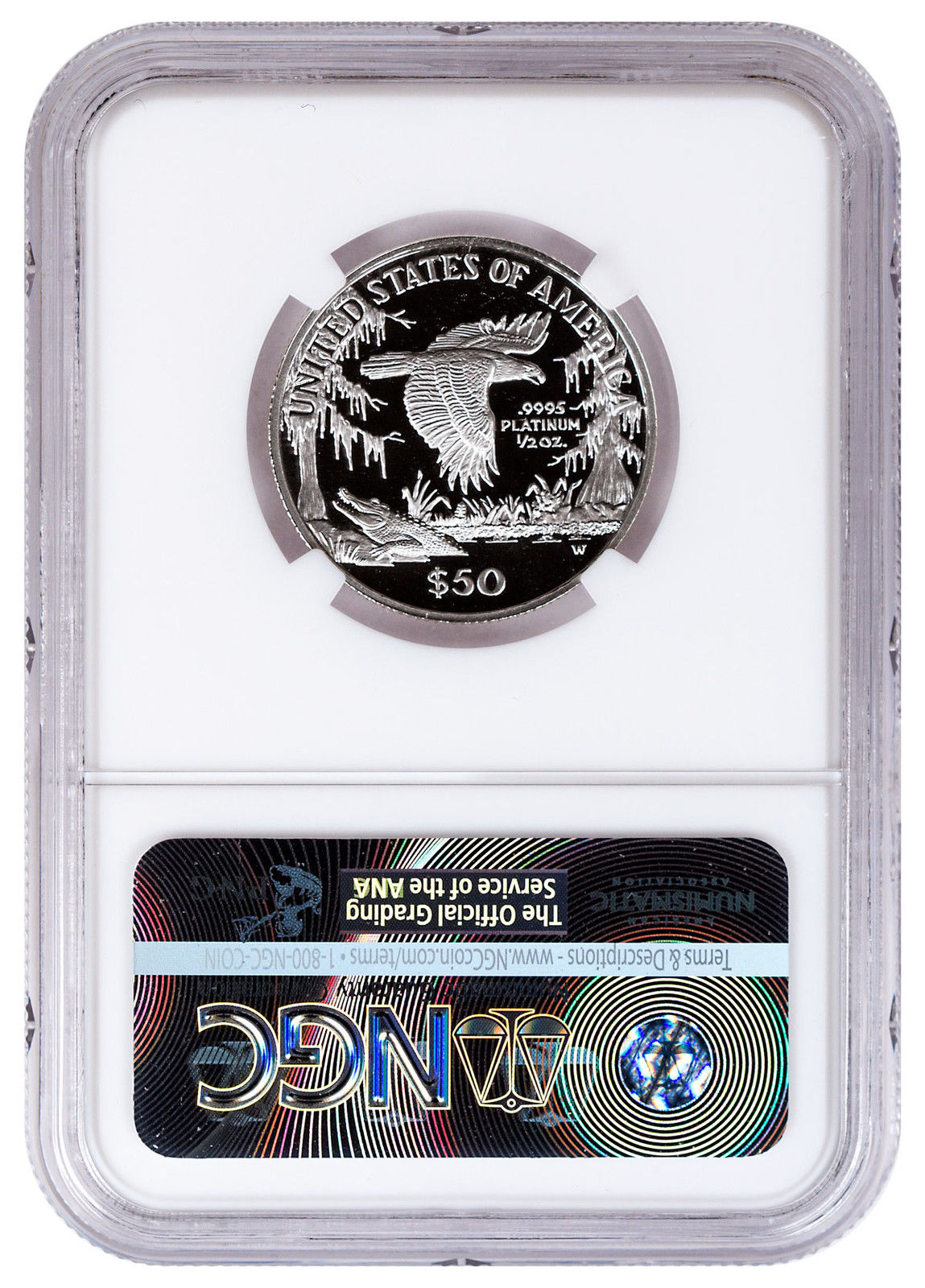 1999-W 1/2 oz. Platinum American Eagle Proof $50 NGC PF69 UC SKU16537