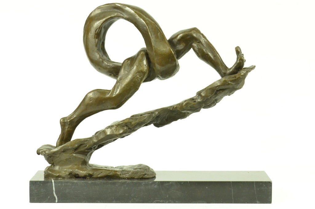 Original Hand Crafted Modern Art Feet Foot Realism Figurine Nr Bronze Sculpture
