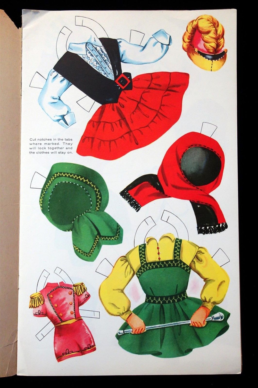 Un-Cut Paper Doll Book - Musical Majorette, Saalfield 1960s- Saalfield Archive