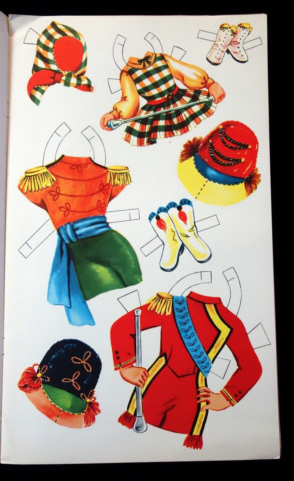 Un-Cut Paper Doll Book - Musical Majorette, Saalfield 1960s- Saalfield Archive