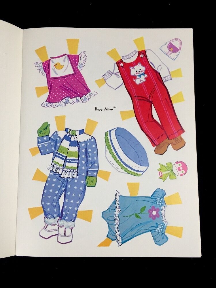 1975 Original Whitman Baby Alive Paper Doll Uncut