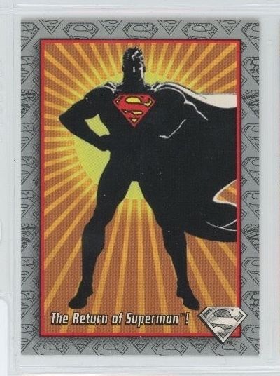 1993 SKYBOX DC COMICS SUPERMAN "THE RETURN OF SUPERMAN" PROMO #0 NM/M