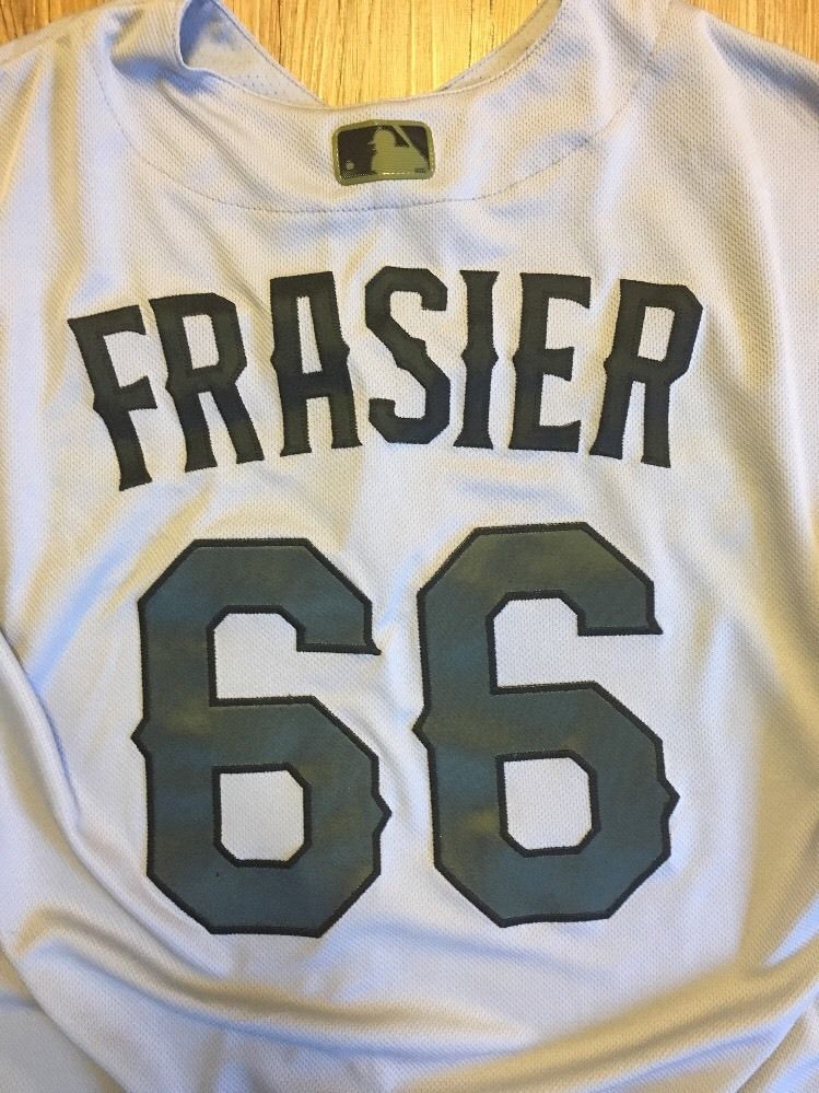 Josh Frasier Memorial Day Texas Rangers Game Issued Jersey 2017 Non Used