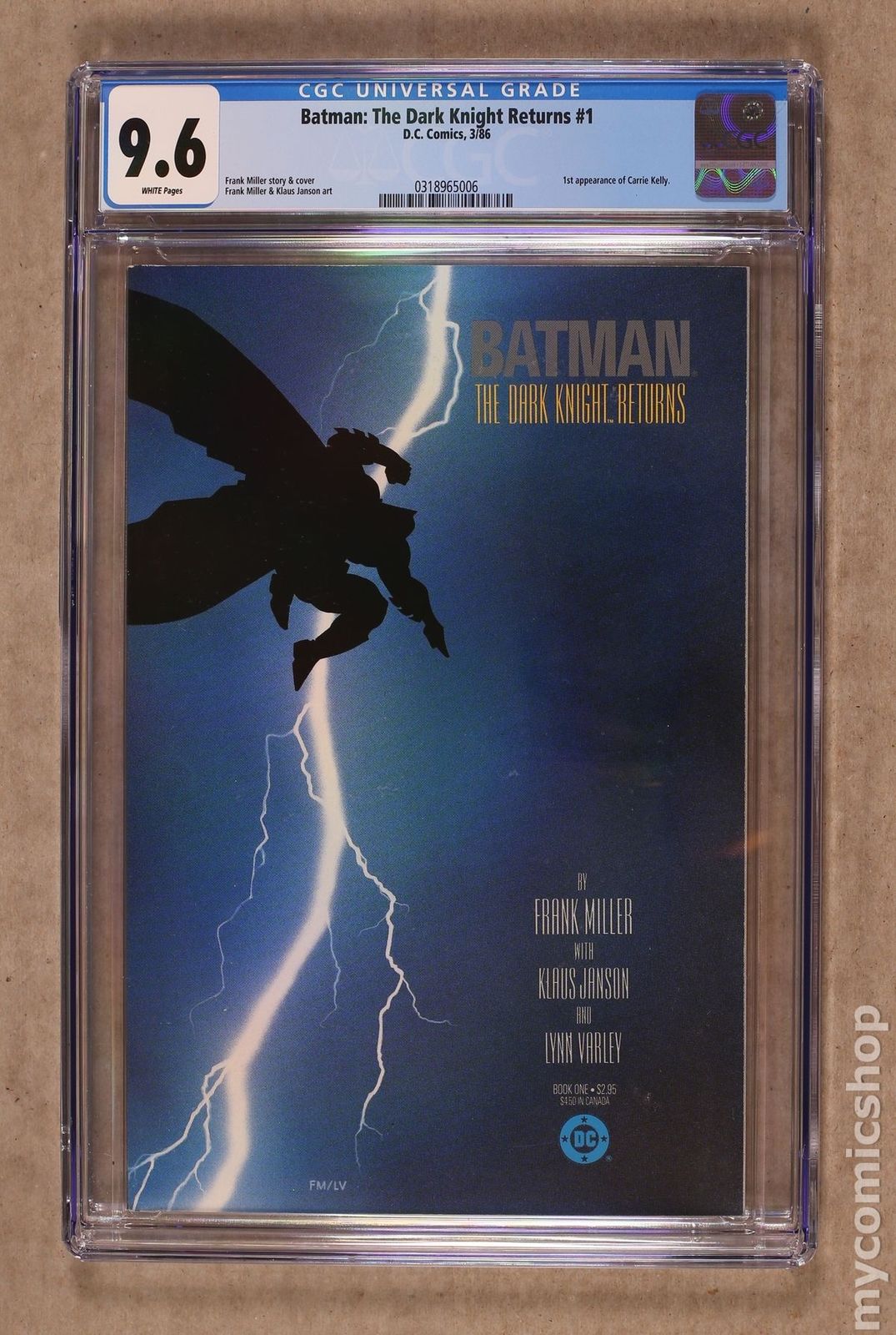 Batman The Dark Knight Returns (1986 1st Printing) #1 CGC 9.6 0318965006