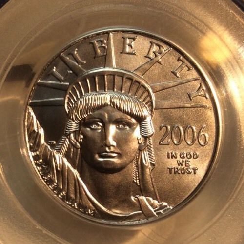 2006 W Platinum Eagle $50 PCGS MS 69 RARE First Strike - Only 2,577 Minted