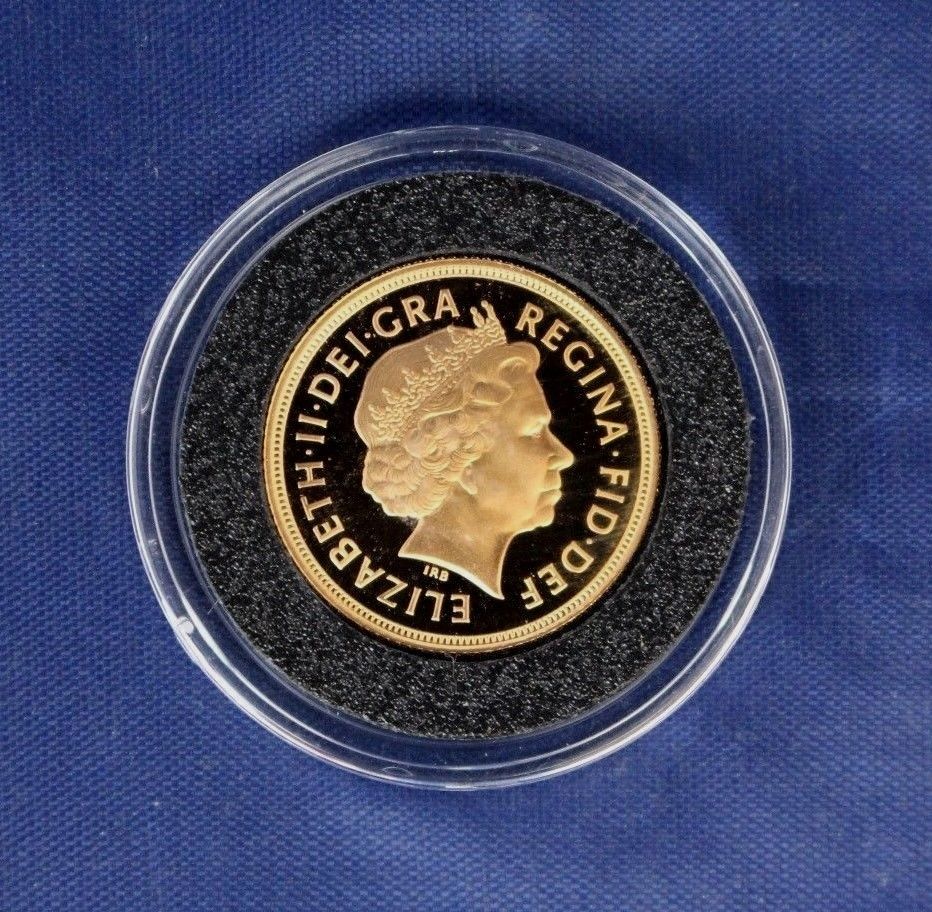 2004 Gold Proof Full Sovereign coin in Capsule   (E6/7)