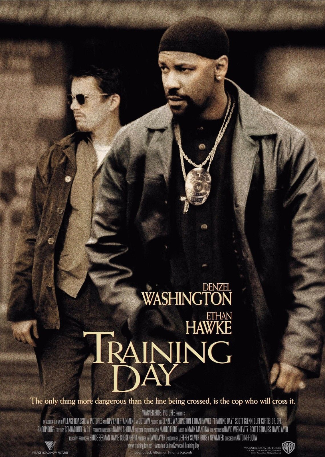 Training Day Movie Art Silk Poster Wall Decor