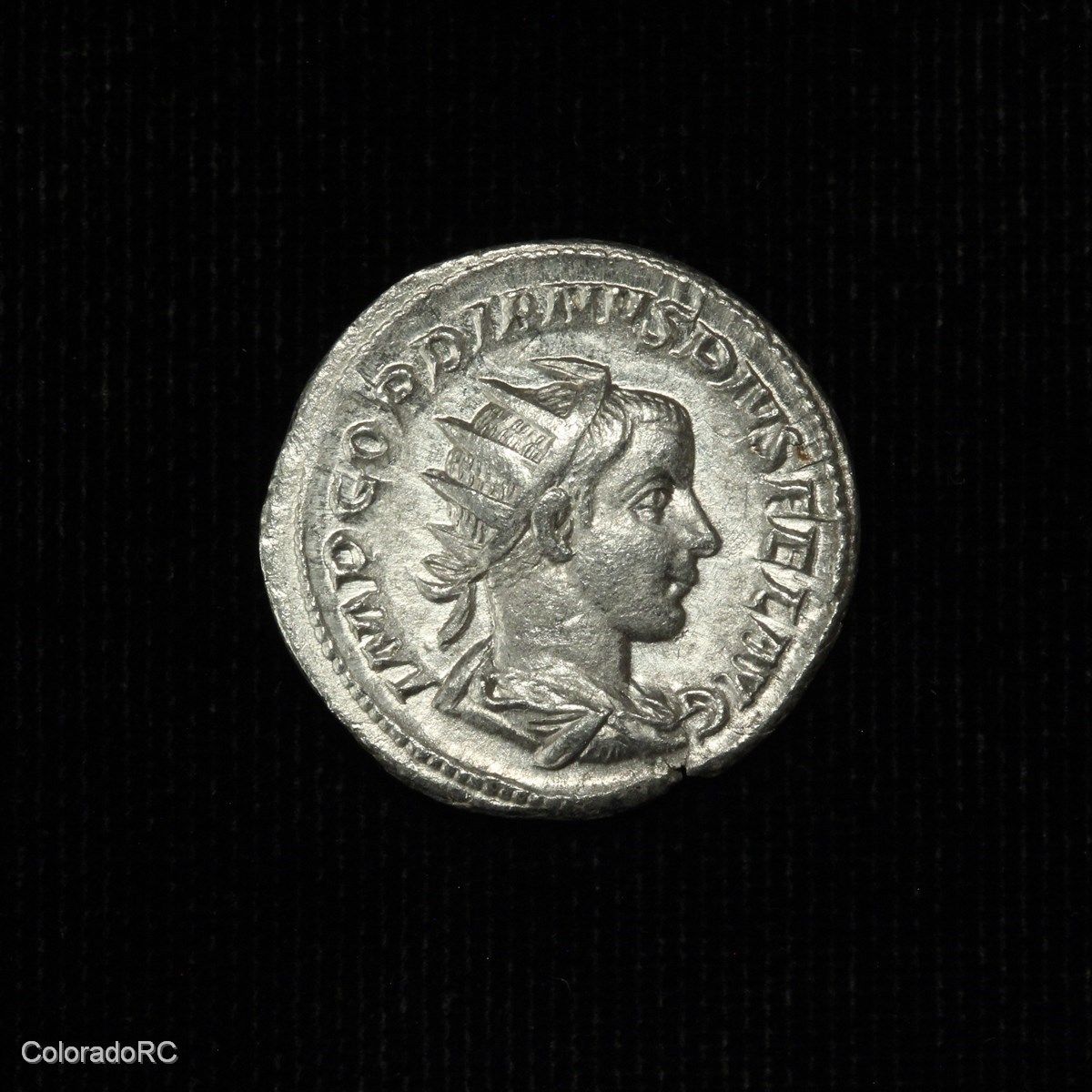 Roman Empire Gordian III Silver Double Denarius Coin - 238 - 244 AD - Ch AU